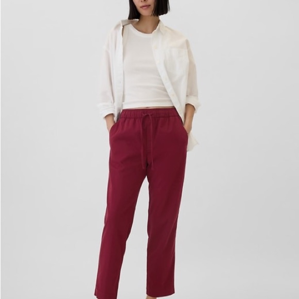 NWOT Gap Women’s Mid Rise Easy Twill Pants - Size L Tall